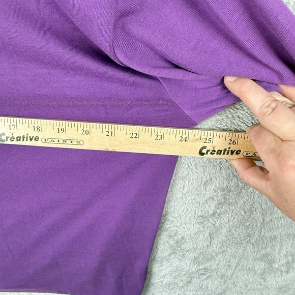 L.L. Bean Freeport Maine T Shirt Lot of 2 Blue Purple Size L Made in USA  VTG 90 - Picture 10 of 11